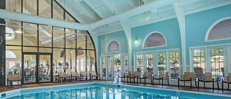 Indoor pool, outdoor pool