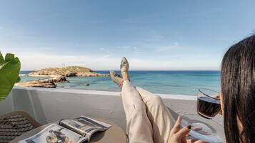 豪華套房, 露台, 海景 | 露台/庭院