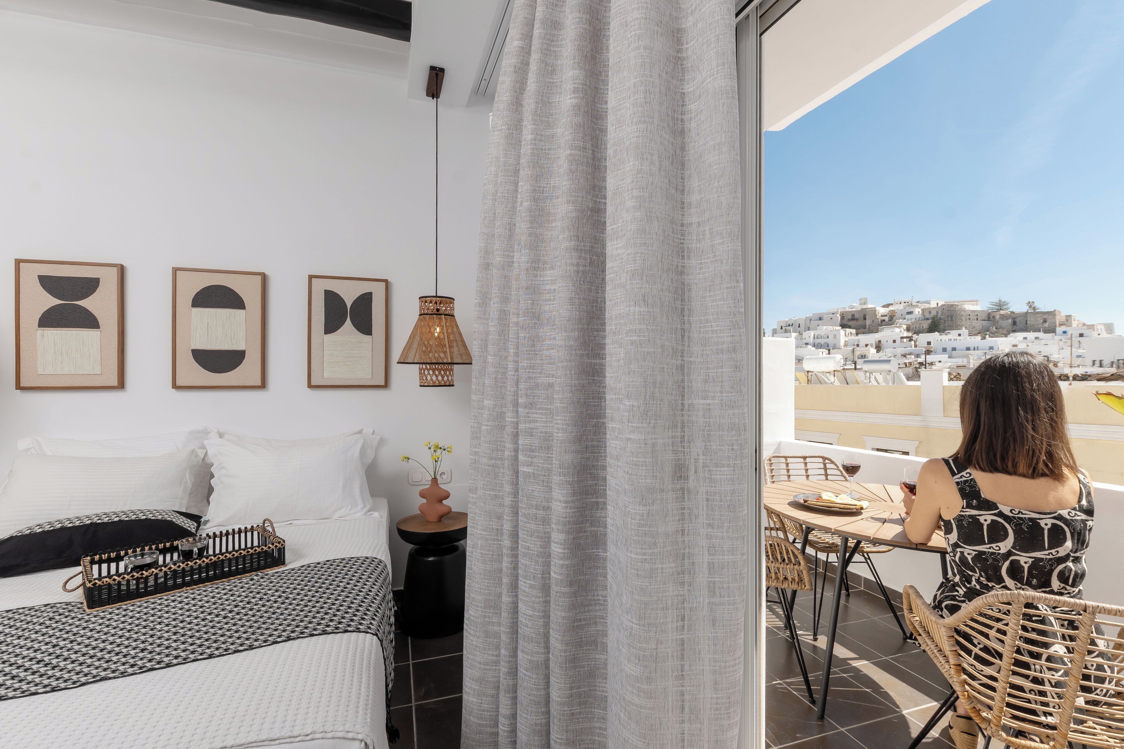 Superior-Suite, Balkon, Meerblick | Terrasse/Patio