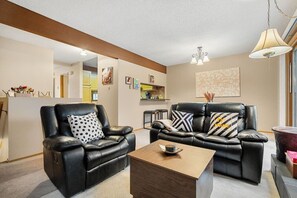 TV connectée, cheminée