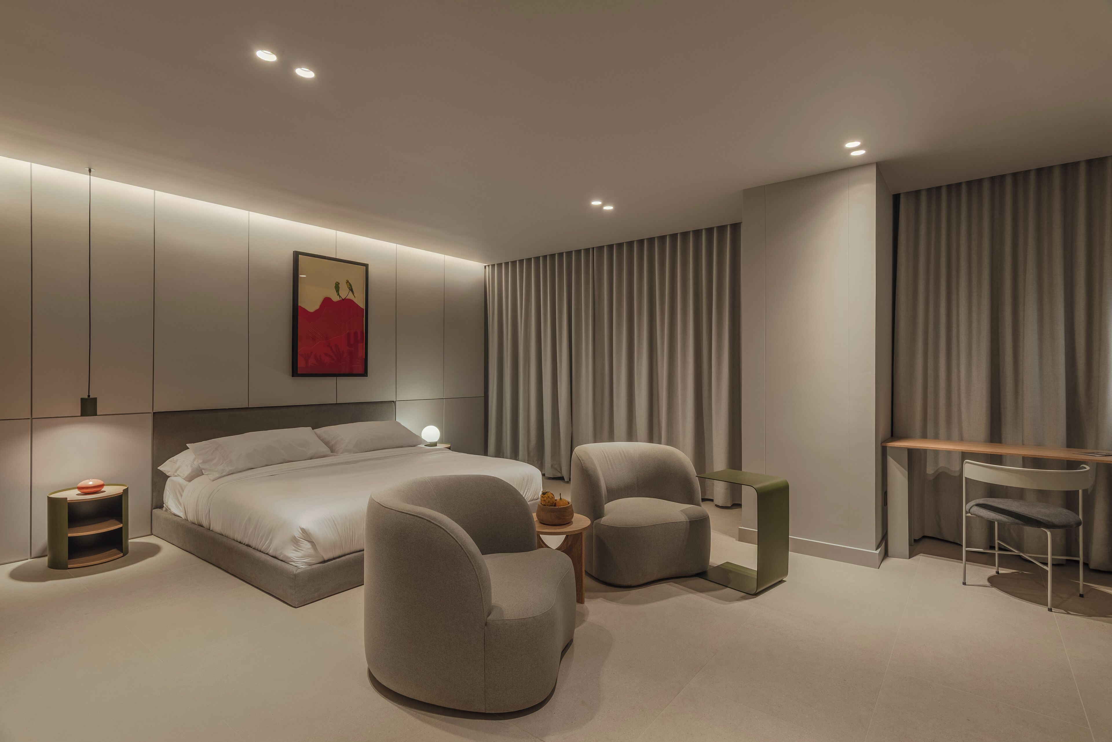 Junior Suite, 1 King Bed, Non Smoking (Living Room ) | Hypo-allergenic bedding, free minibar items, in-room safe, free WiFi