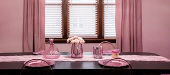 Pink Diamond Rental in Bayview area Milwaukee with WiFi, AC for pink lovers