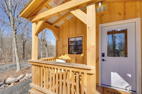 Exterior detail. Close to Trails: Studio w/ Water Views