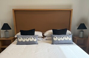 1 bedroom, desk, iron/ironing board, bed sheets
