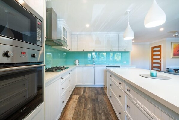 Microwave, oven, stovetop