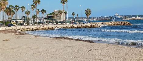 Accommodatie ligt op het strand