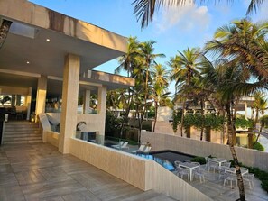 Fassade der Unterkunft