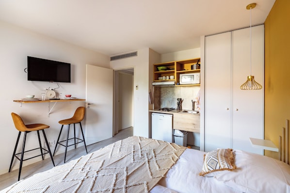 1 chambre, Wi-Fi, draps fournis