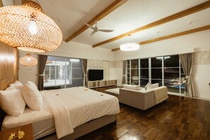 Pillow-top beds, in-room safe, iron/ironing board, bed sheets