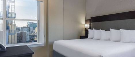 1 habitación, tabla de planchar con plancha, wifi y ropa de cama