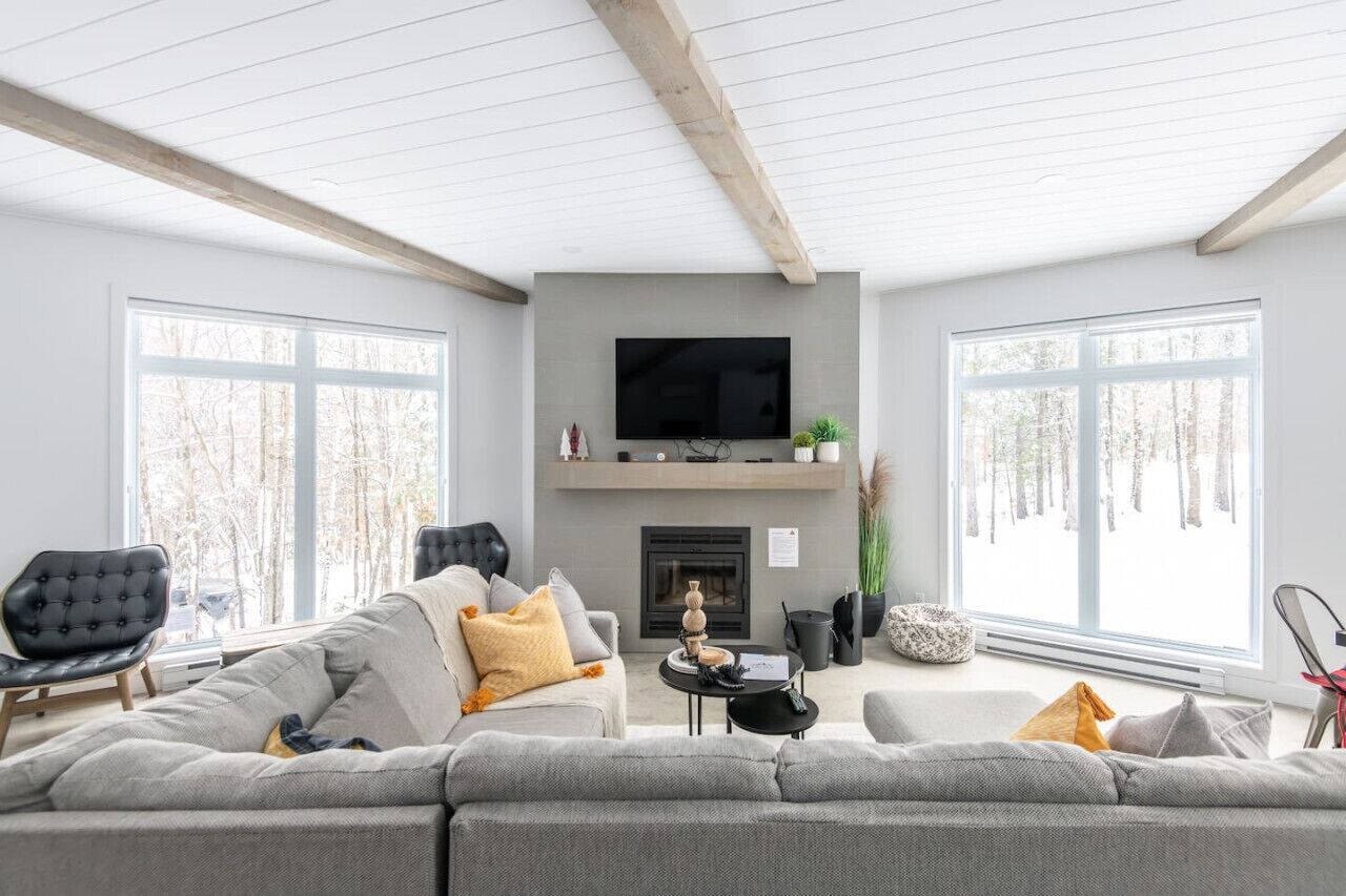 智能電視、壁爐、電子遊戲、DVD 播放機