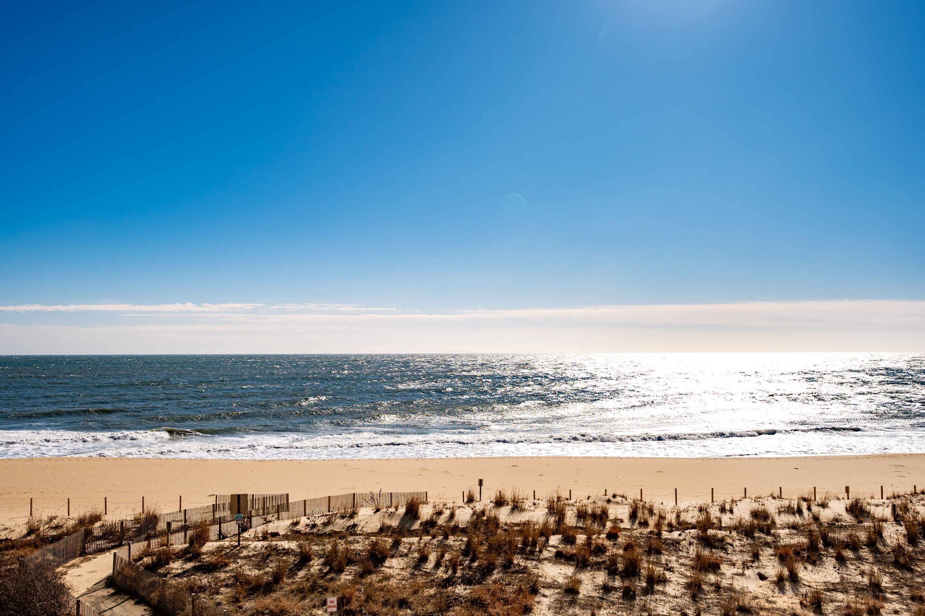 On the beach
