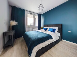 1 bedroom, iron/ironing board, WiFi, bed sheets - Wrocław Urban Chic Apartment (Wrocław)
