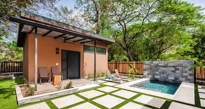 Nature Villa #1 in peaceful natural surrounding and walking distance to beach