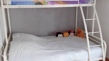 3 bedrooms, iron/ironing board, travel cot, WiFi