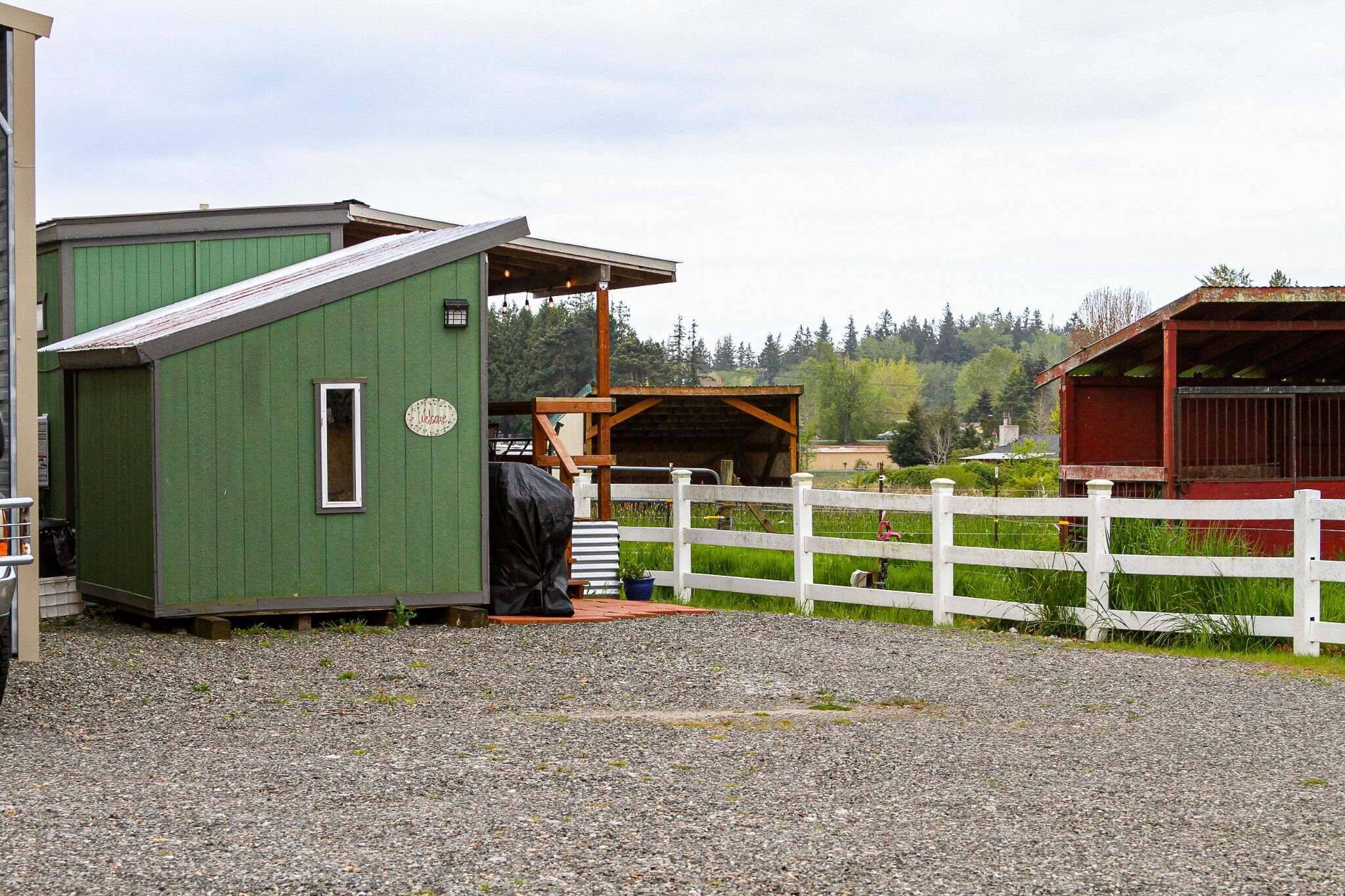 Enceinte de l’hébergement