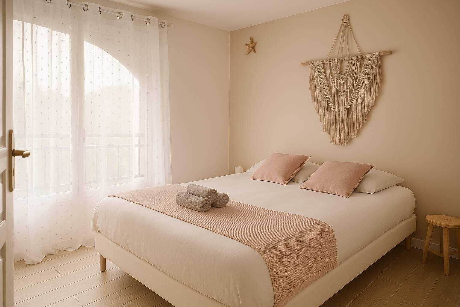 3 soverom, strykejern/-brett, reiseseng for barn og wi-fi