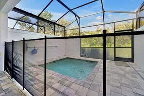 Indoor pool, a heated pool