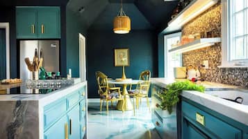 Fridge, microwave, eco-friendly cleaning products