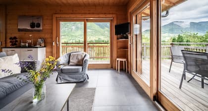 Maison "CÎté Giffre" avec vue sur le lac, terrasse privée et Wi-Fi