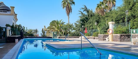 Una piscina riscaldata