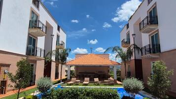 Departamento familiar, balcón, vista a la ciudad | Terraza o patio