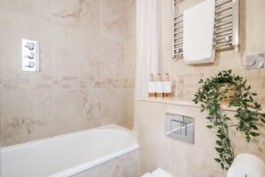 Hair dryer, towels