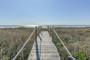 Accommodatie ligt op het strand