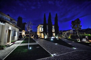 Front of property - evening/night