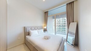 1 bedroom, iron/ironing board, free WiFi, bed sheets - Reva Residences - Cosy One Bedroom in Business Bay (Business Bay)