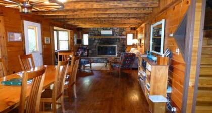 Lovely log home on the AuSable River