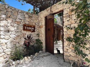 Voorkant van accommodatie