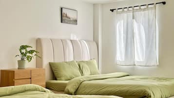 2 chambres, bureau, Wi-Fi, draps fournis