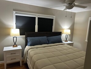 3 bedrooms, iron/ironing board, travel crib, free WiFi