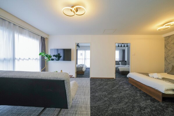 2 bedrooms, iron/ironing board, free WiFi, bed sheets