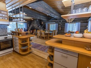 Fridge, microwave, dishwasher, highchair