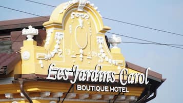 Façade de l’hébergement