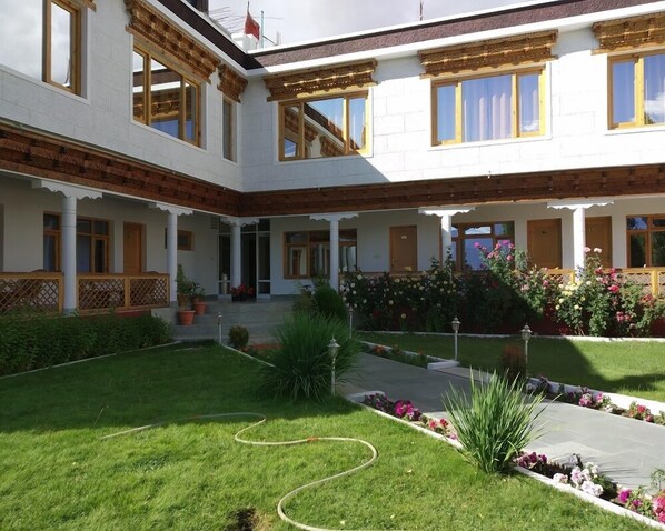 Blick von der Unterkunft