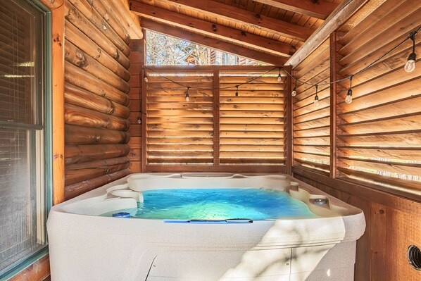 Bubbelpool inomhus