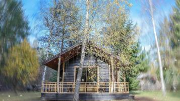 Cabaña, 1 habitación, para fumadores, sauna | Exterior