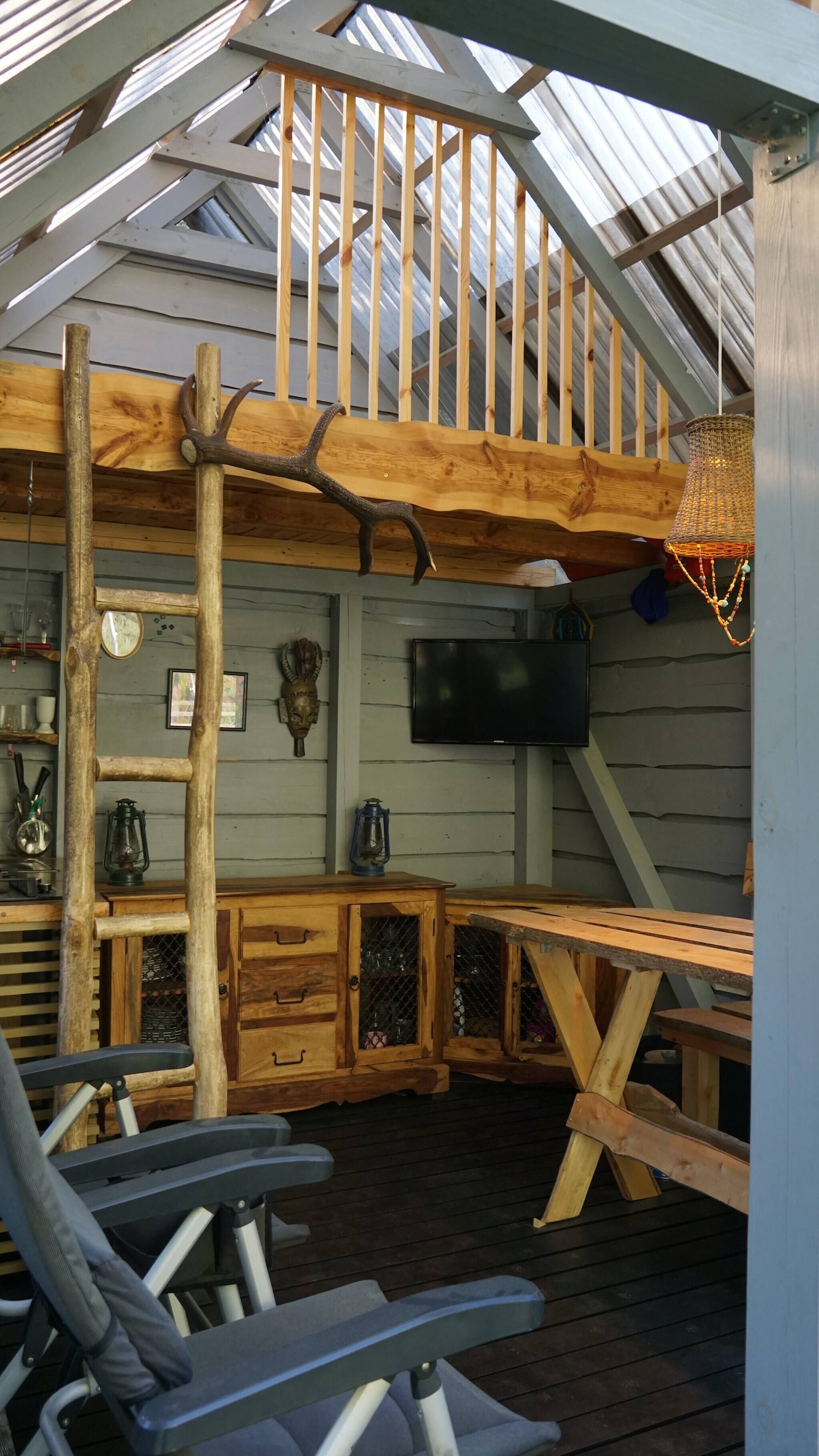 Cabin, 1 Bedroom, Smoking, Sauna | Outdoor dining