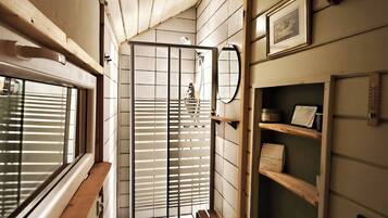 Cabane, 1 chambre, fumeurs, sauna | Salle de bain