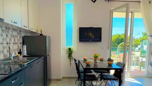 Apartment, 1 Bedroom, Accessible, Smoking | Living area - Stunning Lezhë Apartment With Sea View and Modern Amenities (Shengjin)