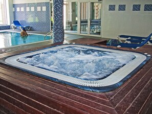 Indoor pool, a heated pool