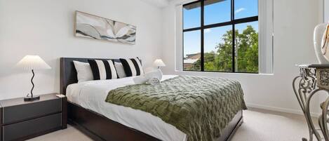 2 soveværelser, skrivebord, strygejern/strygebræt, Wi-Fi