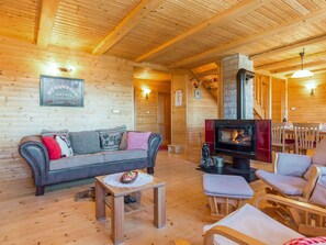 Télévision, cheminée