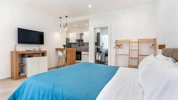 1 Schlafzimmer, Bügeleisen/Bügelbrett, Reisekinderbett, kostenloses WLAN