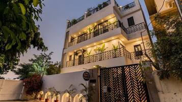 Fassade der Unterkunft