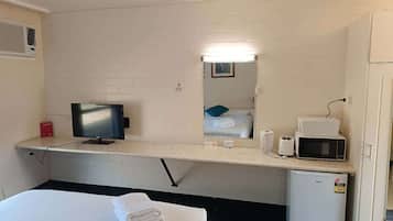 Desk, laptop workspace, free WiFi