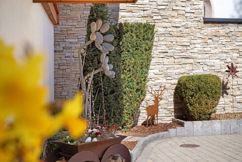 Ferienwohnung "Hof Almfrieden" in Dormitz mit Blick auf die Alpen